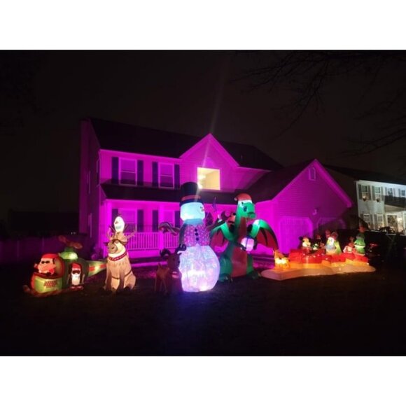 4 Pack LED Flood Light Outdoor 500W Equivalent 5000LM,Bluetooth RGBW Colored - Picture 2 of 5